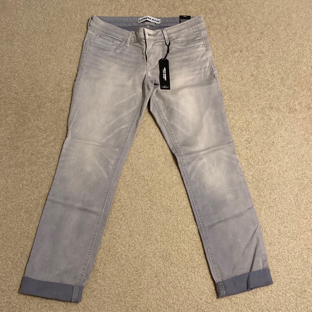 Womens Express Ankle Skinny Low Rise crop pants / Size 6
